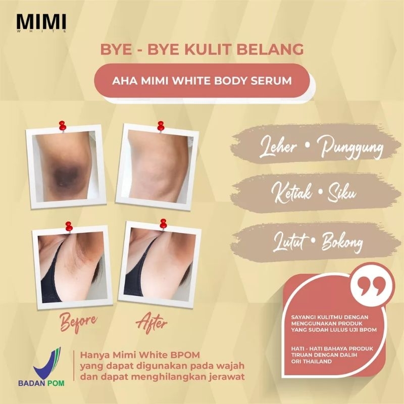 Mimi White AHA White Body Serum