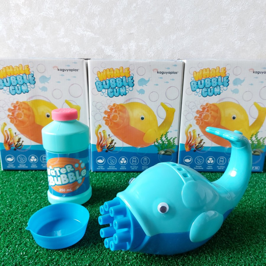 Mainan Electric Bubble Gun Dolphin Tembakan Bubble Lumba