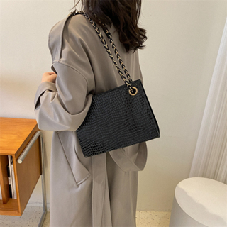 Minimalist Shoulder  Bag and slingbag Crocodile Women 10139