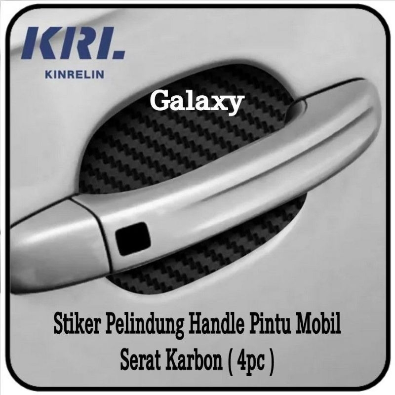 

Stiker Pelindung Belakang Handle Pintu Mobil 3D Serat Karbon - Set 4 pcs