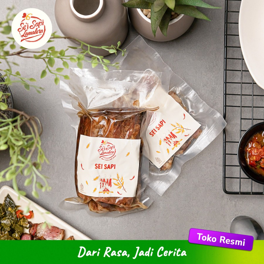 

Sei Sapi Lamalera - 250 gram | Se'i Sapi | Daging Sapi Asap