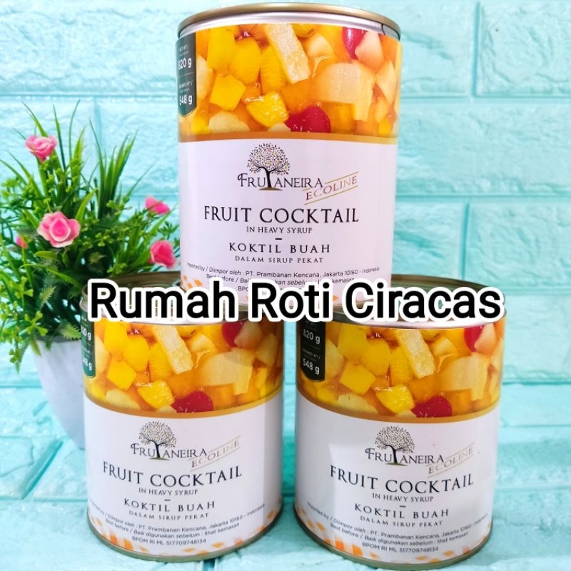 

FRUTANEIRA ECOLINE FRUIT COCKTAIL IN SYRUP 820GR BUAH KALENG KOKTAIL