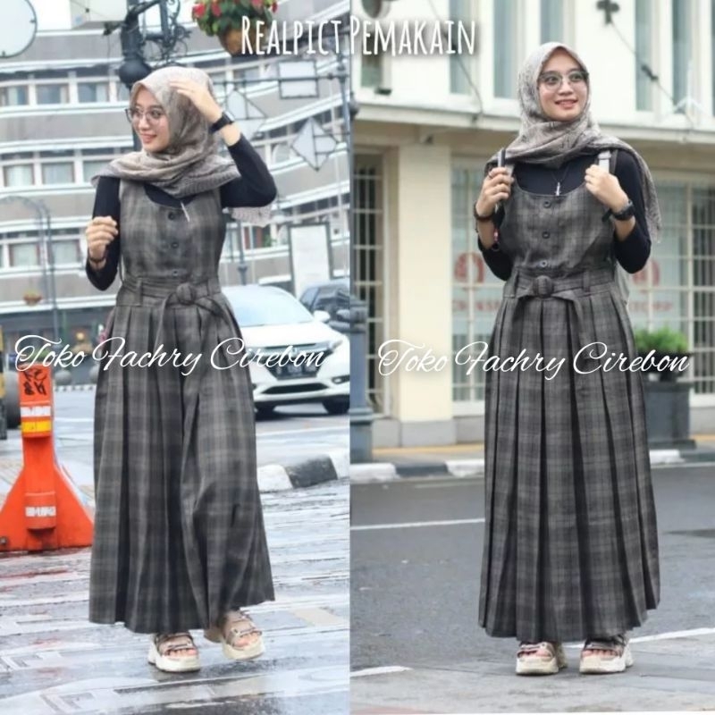 Overall Zara FREE Manset Set Hijab