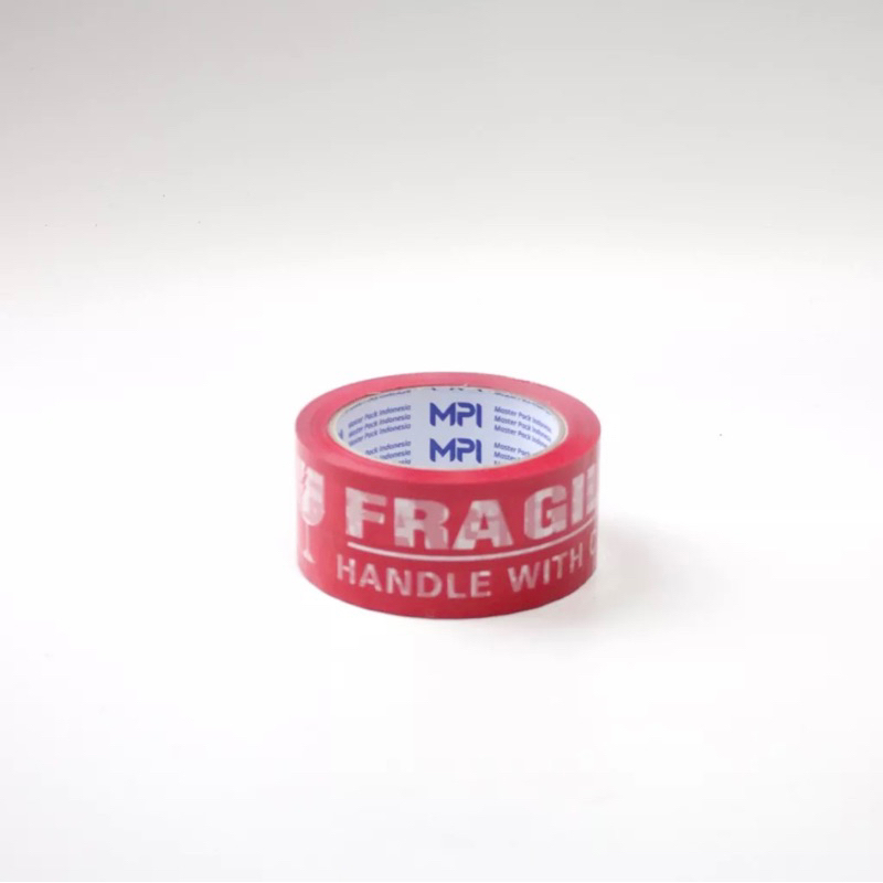 

MPI Lakban Fragile Merah Jangan Dibanting 48 MM x 100 Yard