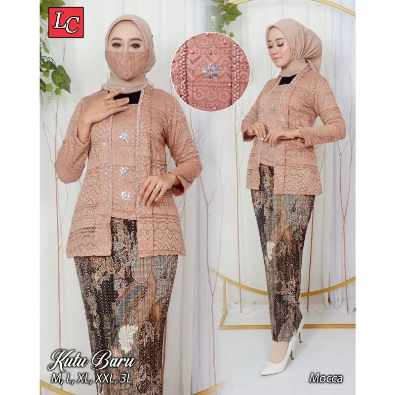 Set Kutu Baru/kebaya brokat terbaru/Kebaya modern/Kebaya terlaris/Kebaya cantik/Kebaya terbaru/kebaya pesta/kebaya murah/kebaya wisuda/kebaya terlaris/tunik brukat/tunik tille