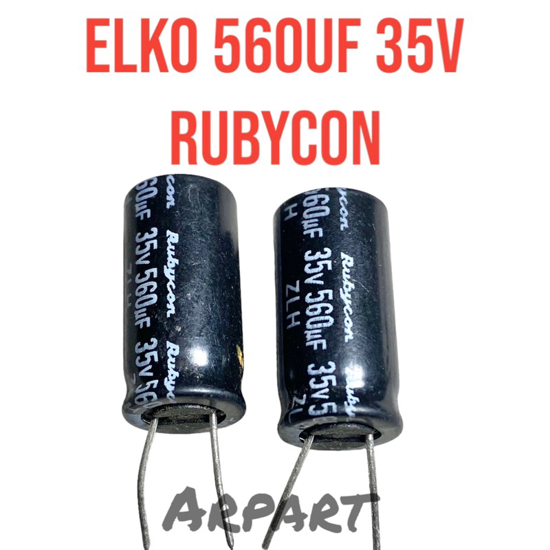 elko 560uf 35v original rubycon