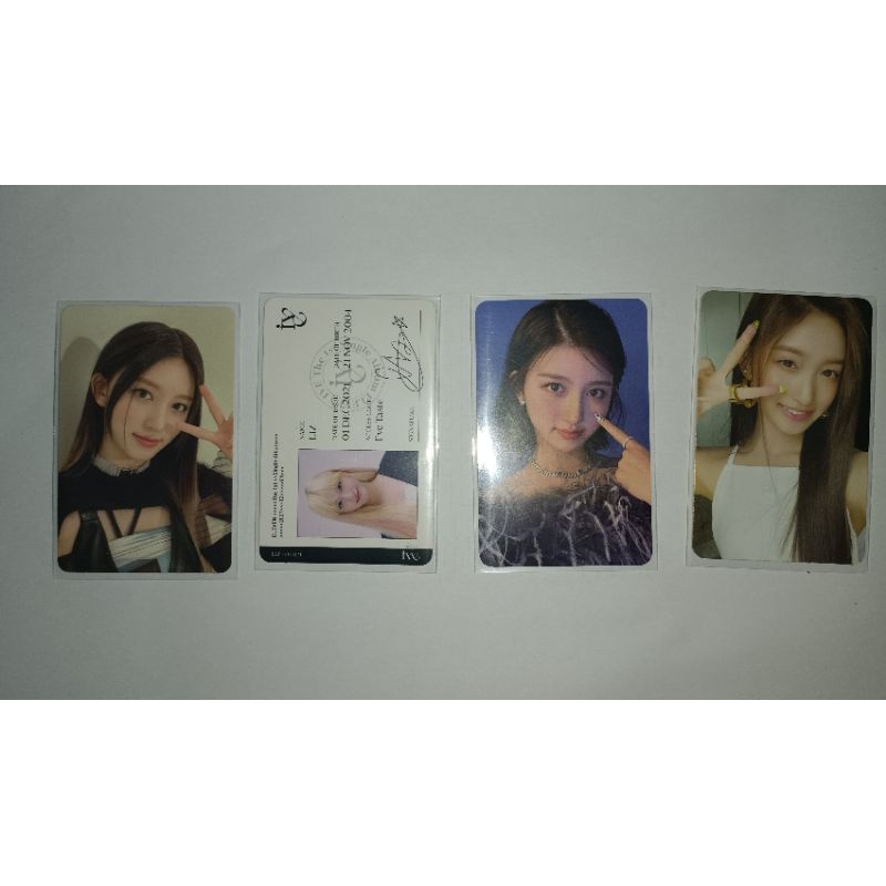 PHOTOCARD IVE GAEUL LIZ LEESEO ELEVEN VER. 1 LOVE DIVE KTOWN AFTER LIKE JEWEL