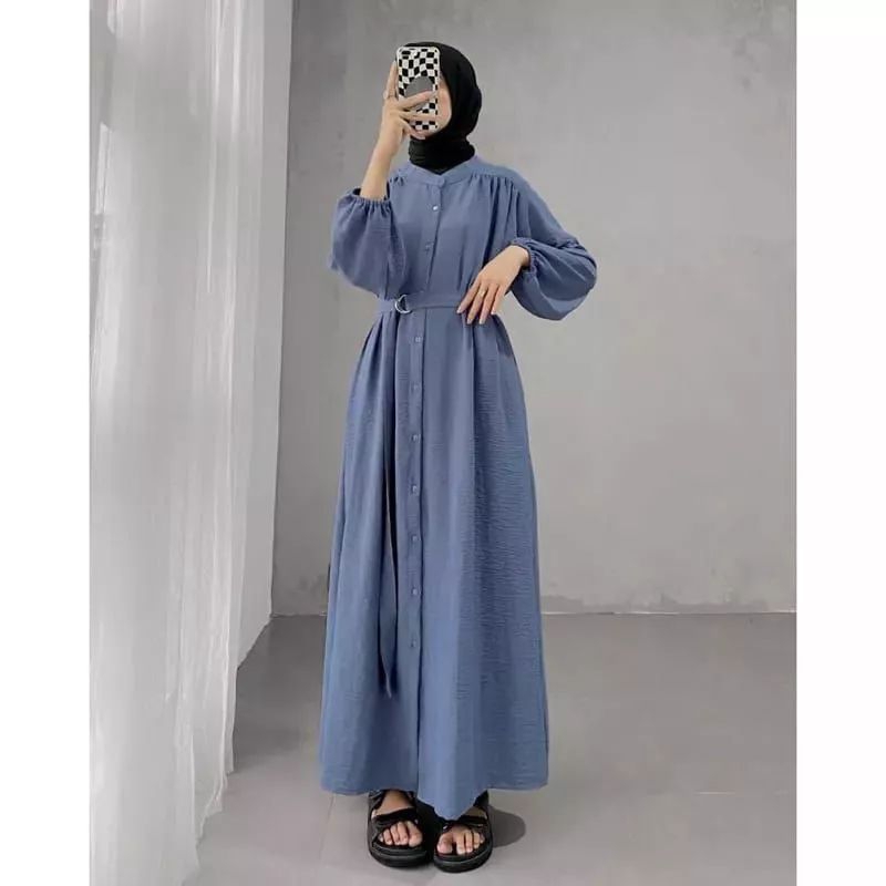 TERBARU TERMURAH LOCA DRESS GAMIS CRINKLE Dress remaja ANDINI DRESS MAXI//GAMIS CRINKLE AIRFLO//GAMI