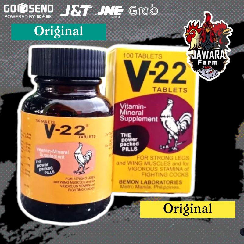 Multivitamin Ayam Import V22 V-22 Original 1 DUZ