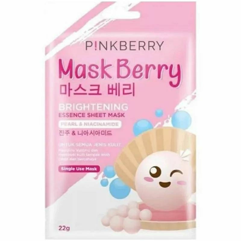 Pink Berry Masker Wajah Brightening 22g