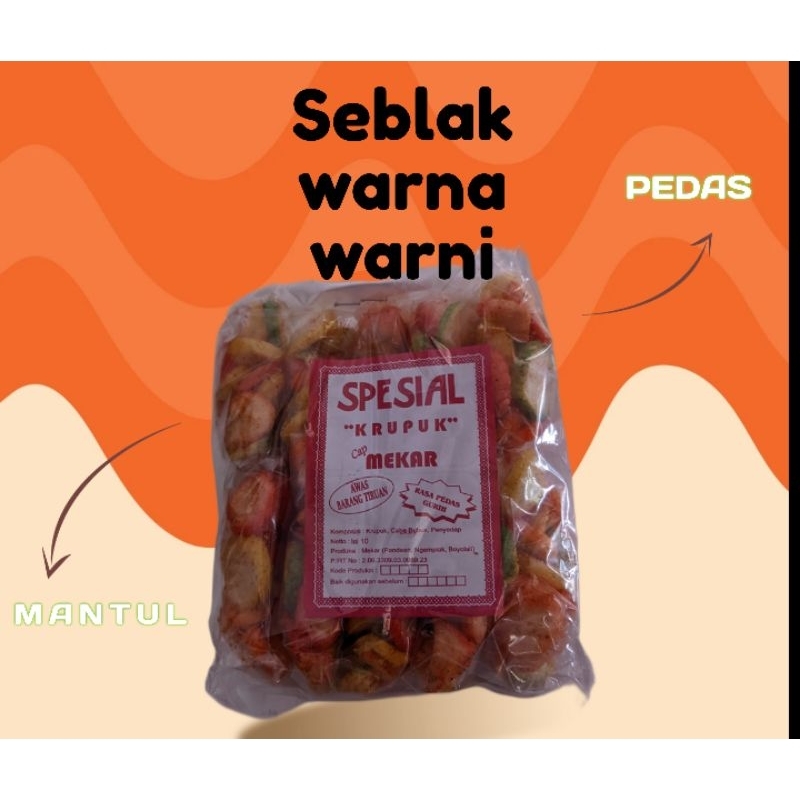 

sebring/seblak kering warna warni