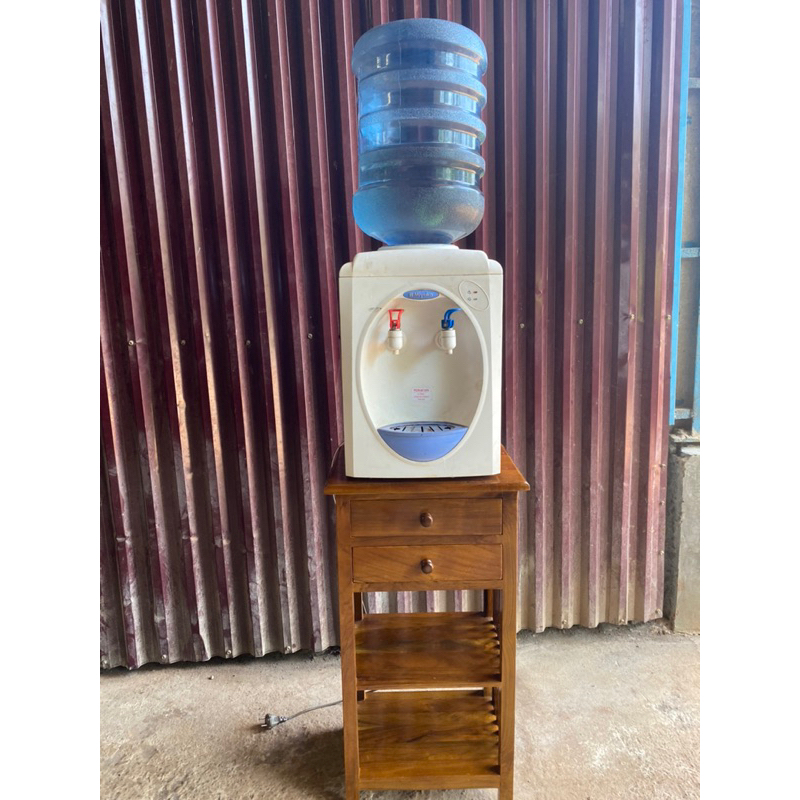 Meja Dispenser Kayu Jati Perhutani