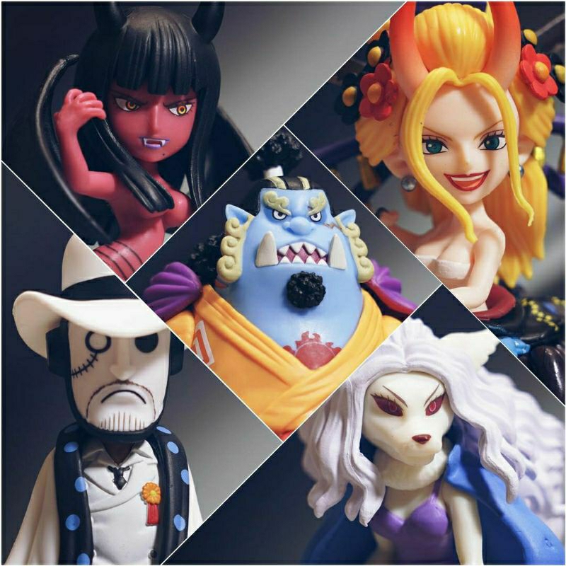 Wcf Figure Robin Jinbe Wanda Maria Aigis One Piece Onigashima Vol 6