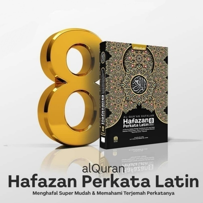 Al Quran Hafazan 8 Blok Transliterasi Latin A5 / Tanggung