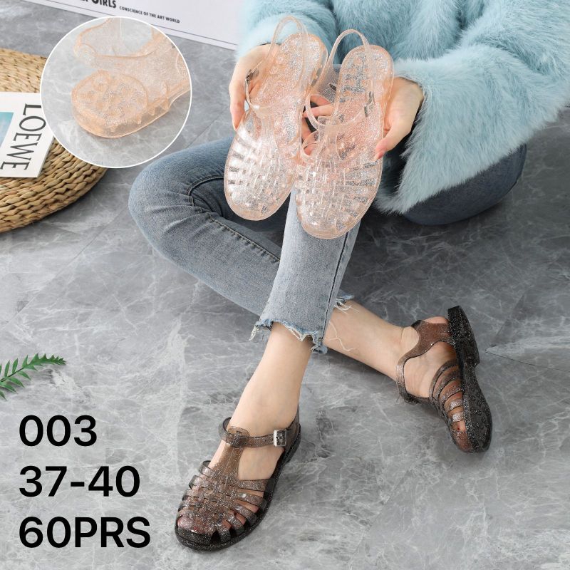 SANDAL jelly transparan geliterr/meisha jelly shoes dewasa/ sandal jelly wanita