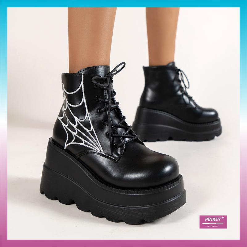 ✅PINKEY P234 Sepatu Boots Hak Tinggi Wanita Import Premium Quality