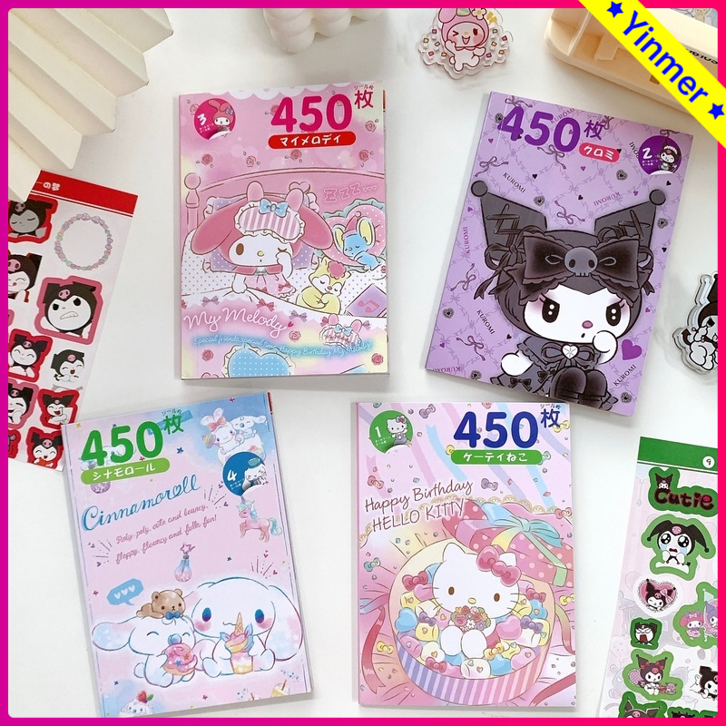 

COD✨450pcs Stiker Kartun Sanrio Kuromi Lucu Untuk DIY Scrapbook / Jurnal / Diary Aesthetic Impor Murah-Yinmer