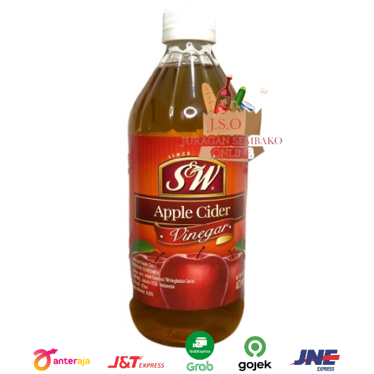 (JSO) SW cuka apel cider / apple cider vinegar 473 gr