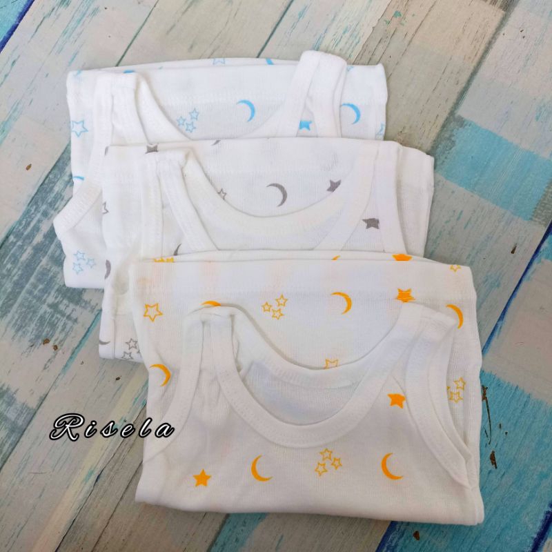 3 PCS Singlet bayi 0-3 tahun/ Kaos dalem bayi/kaos sangsang