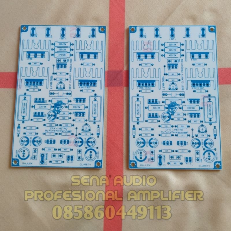 PCB Driver 1500watt CFA Clarity max Suplay 70/80vac