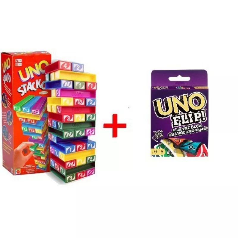 [ Gratis Kartu Uno ] Mainan Uno Balok/ Mainan Uno Stacko / Mainan Balok Susun | FII STORE _