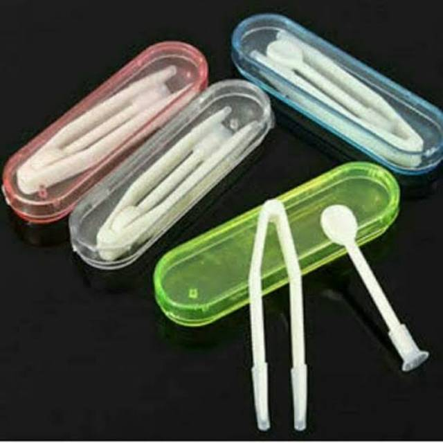 Alat pasang Softlen Penjepit Softlens 2 in 1