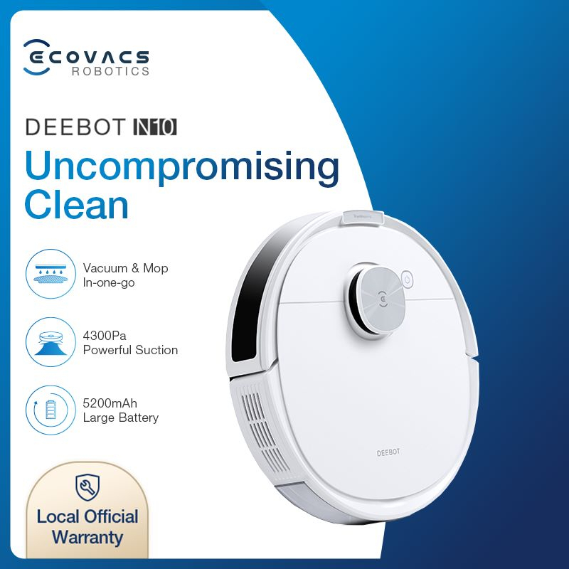 Ecovacs DEEBOT N10 Robot Vacuum Sapu Pel BNIB BARU SEGEL