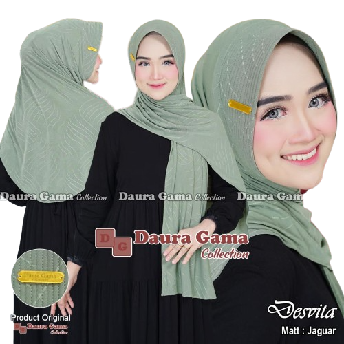 Pasmina Instan Pet Oval Matt Jersey Jaguar/Pasmina Instan Pet Desvita Ori Dauragama