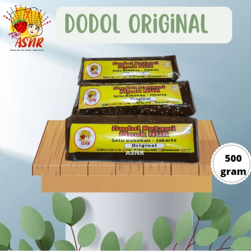 

Dodol Betawi Mpok Nur 1/2kg