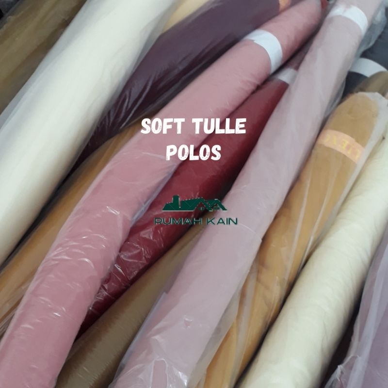 Kain Soft Tule/Tile Polos/Soft Tule/Kain Tile Polos