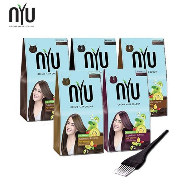 `ღ´ PHINKL `ღ´  NYU creamy hair color semir rambut pewarna colouring