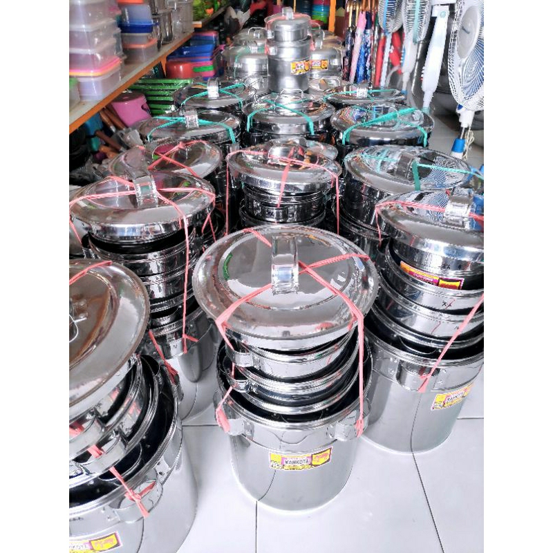 [ ⭐FREE ONGKIR⭐ ] Dandang bakso aluminium/Stainless tebal 22/24/26/28/30/32/34/36/40 foodgrade