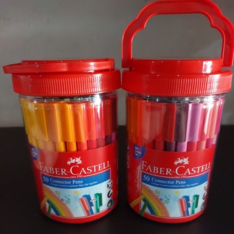 

conector pen/ spidol Faber castel 50 colours