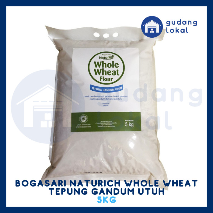 

Tepung Gandum Utuh Whole Wheat Bogasari 5Kg
