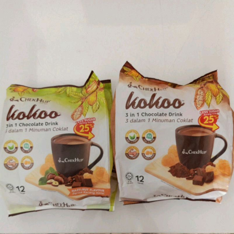 

Chek Hup Kokoo 3in1 Hot Chocolate Drink ChekHup Kokoo Hazelnut 3 in 1