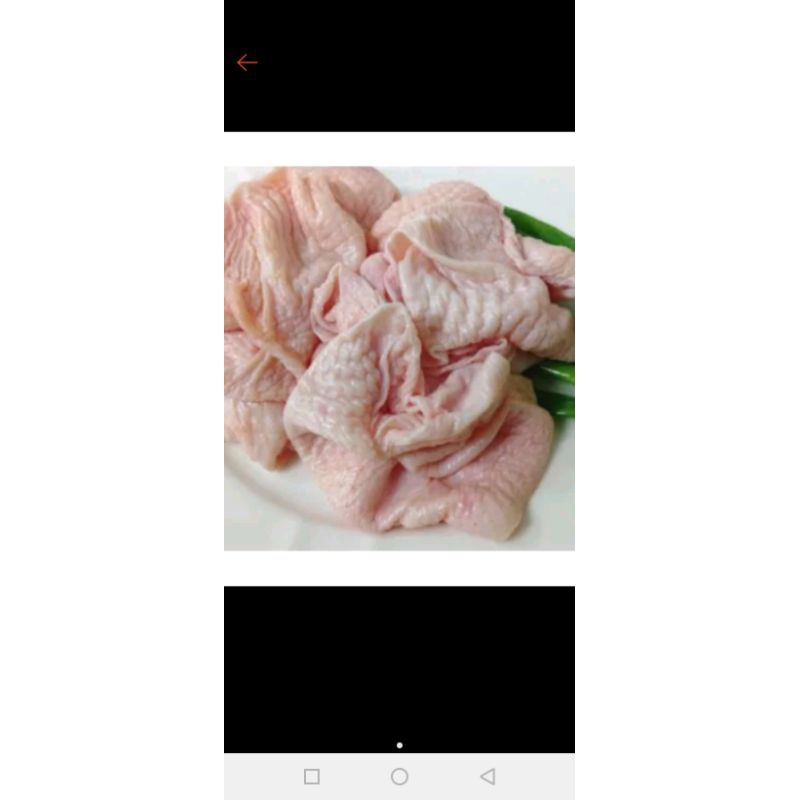 

kulit ayam segar 500 gram