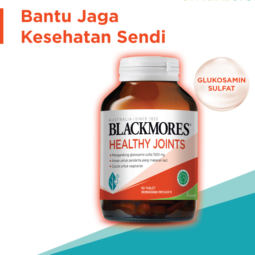 Paket Tulang dan Sendi Blackmores Calcimag Multi 60 Tablet + Blackmores Healthy Joint Glucosamine 30 Tablet GRATIS Blackmores Multivitamins dan MInerals 60 tablet