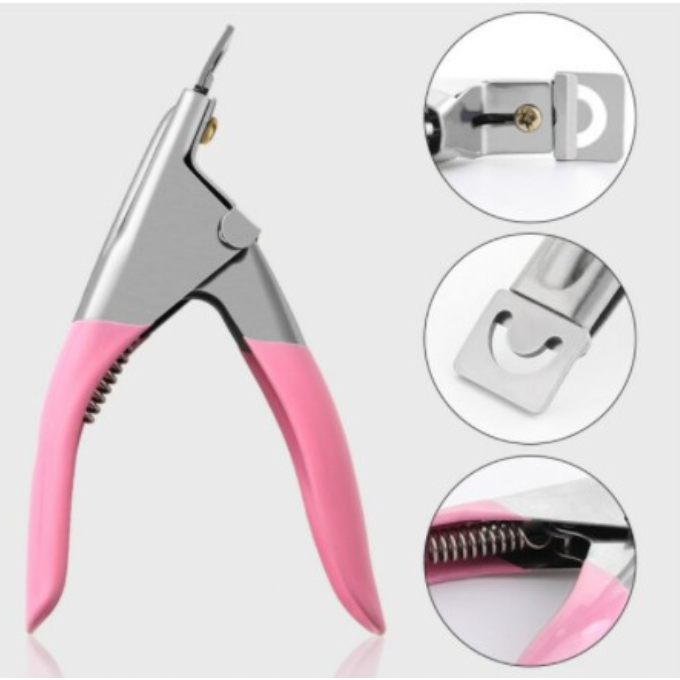 A425 GUNTING KUKU PALSU GEL uv profesional bahan stainless steel perawatan kecantikan tangan kaki tangan alat mesin manicure pedicure meni pedi salon wanita cewe cewek cutter cut frech nail art round square nail tool nailtool toolkit kit