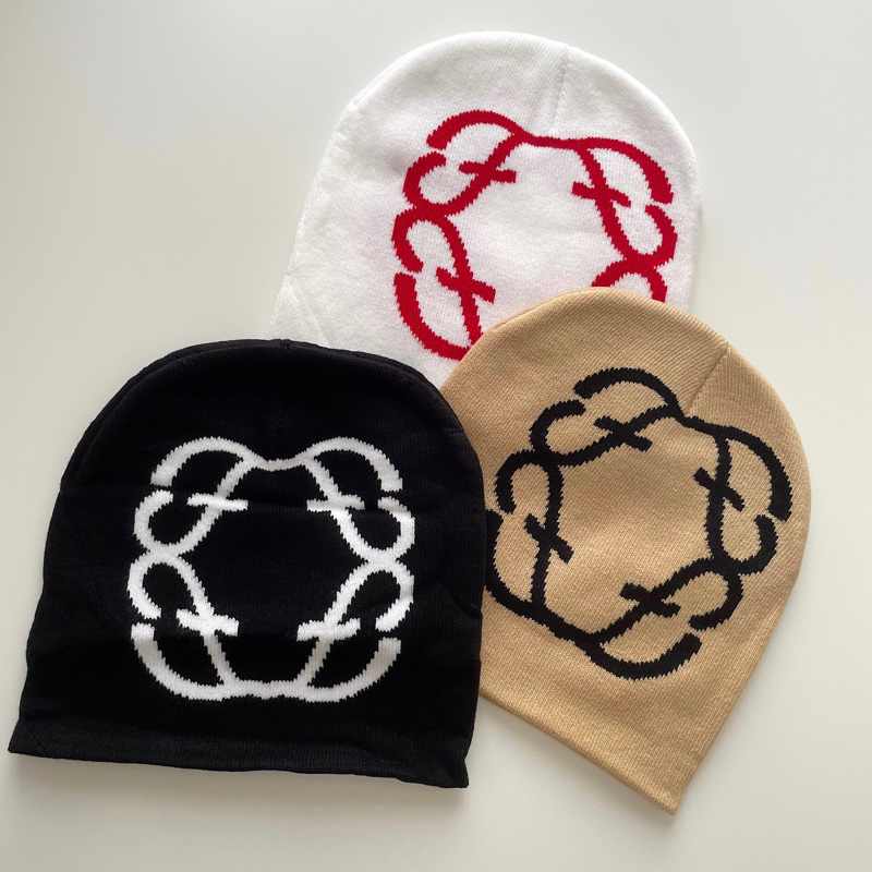 First Time Round - Anagram Beanie - Candy Cane/Latte/Onyx