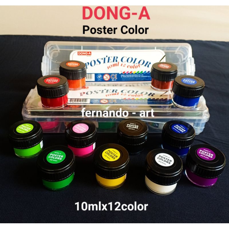 

Cat Poster Colors Dong A 10mlx12color / Cat Poster Dong A 10mlx12w