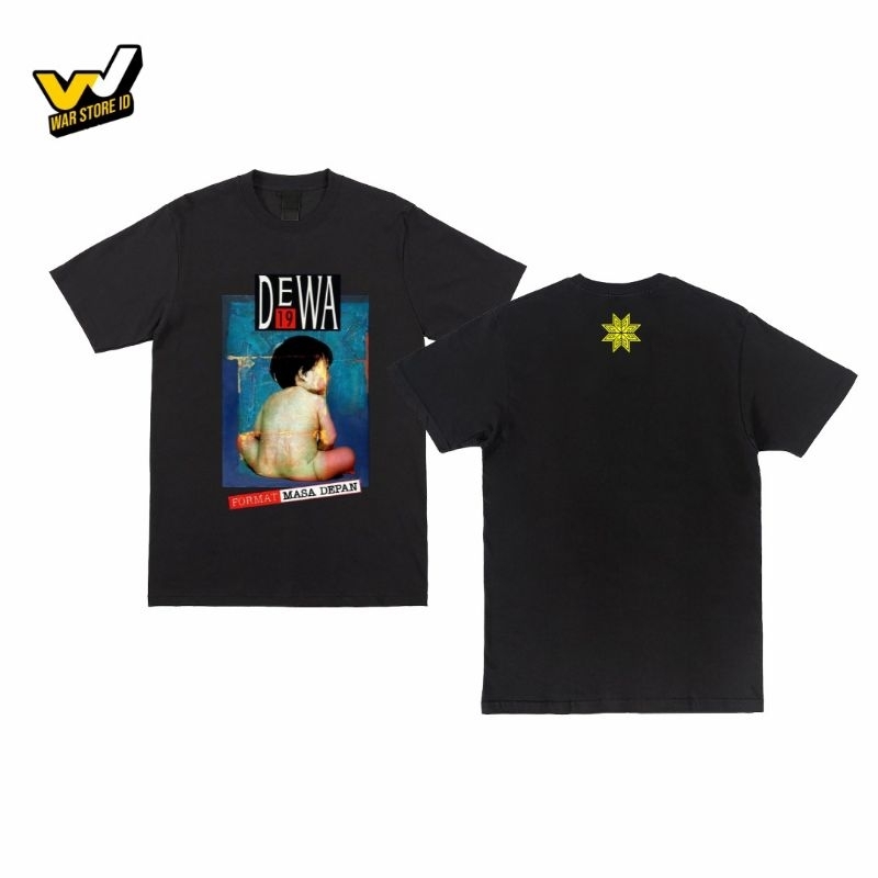 Kaos Dewa 19 Format Masa Depan | Tshirt Dewa Masa depan | Cover Album