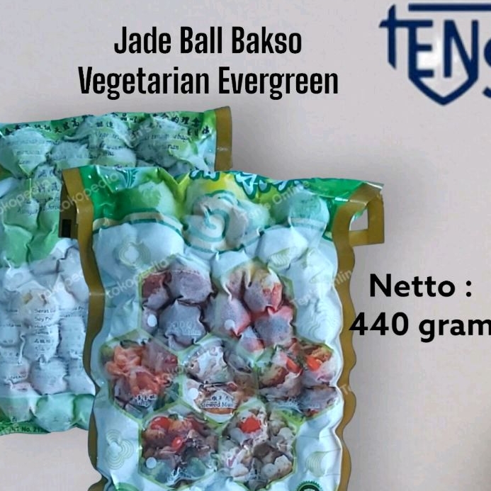 

Jade Ball Bakso Vegetarian Evergreen 440 gram / (FROZEN FOOD) Bakso sayur vegetarian
