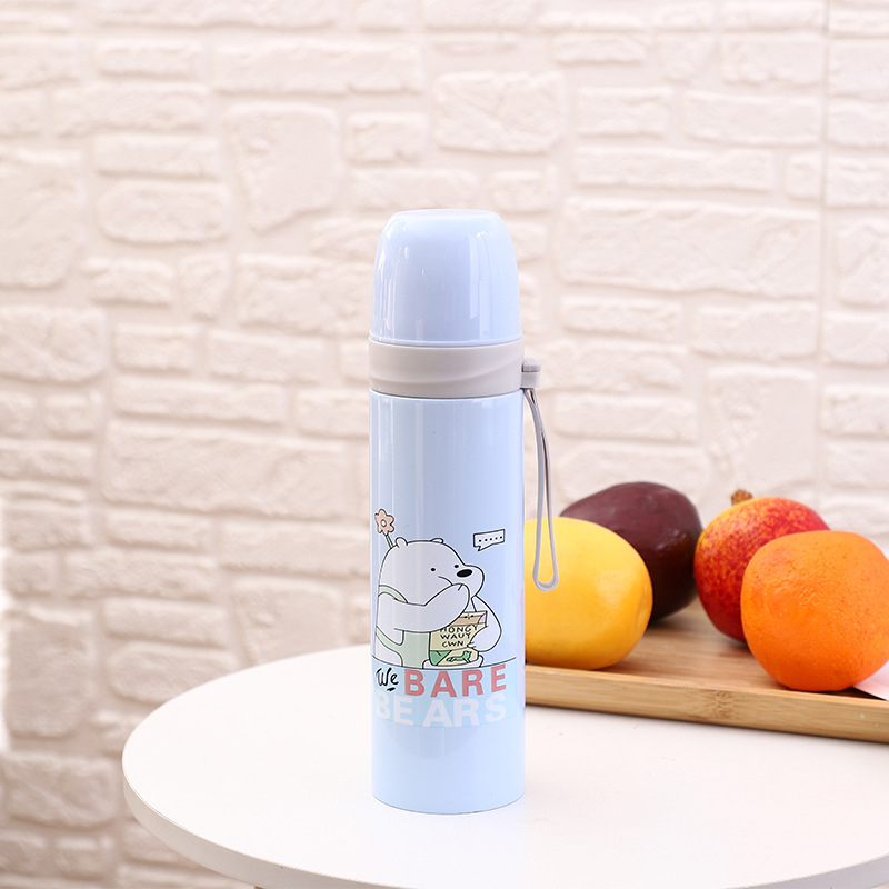 Botol Minuman Anak Termos Bear Beruang Air Panas Stainless Steel 500ML