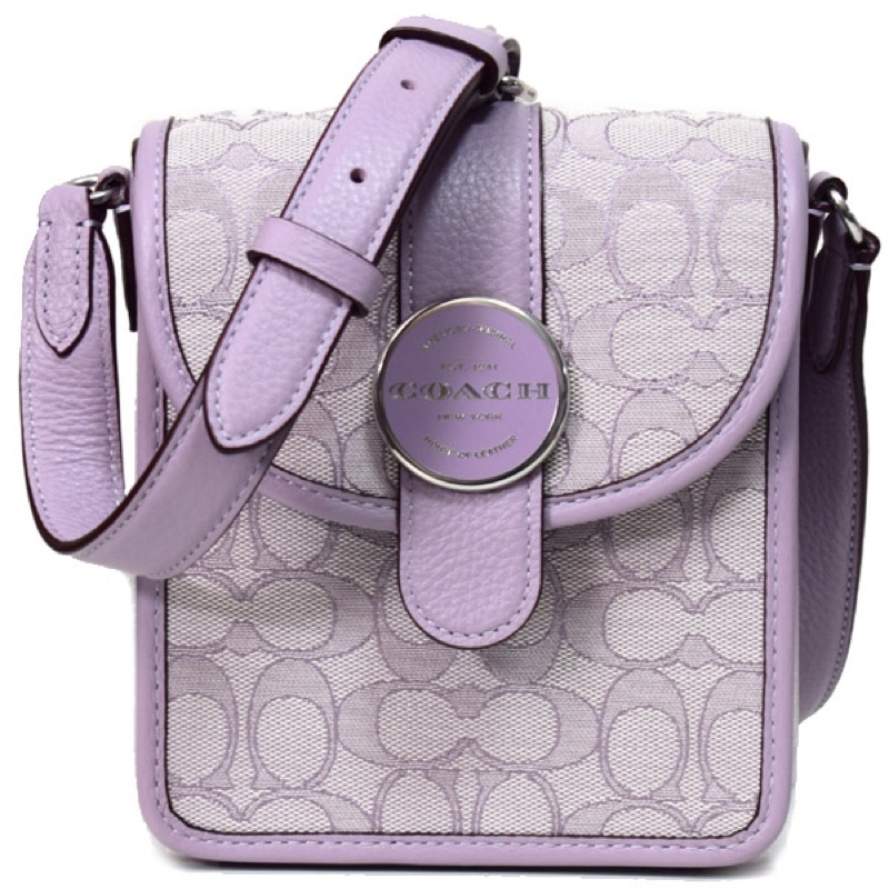 Coach North/South Lonnie Crossbody In Signature Jacquard (C 8312)