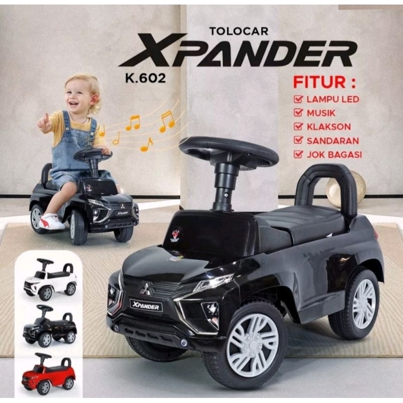 Tolocar mainan mobil dorong anak xpander K.602