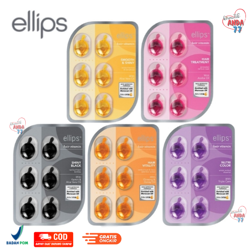 Ellips Hair Vitamin Kapsul Elips Vitamin Rambut - Elips Vitamin Rambut
