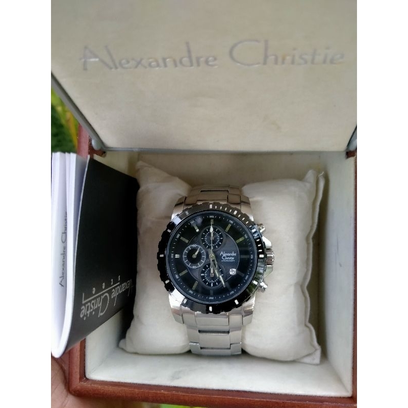 jam tangan alexandre christie second original 6141MC