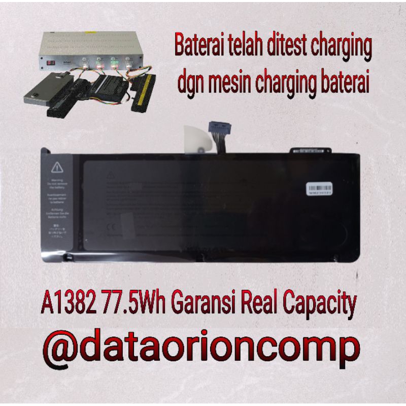 Baterai Battery Apple MacBook A1382 A1286 (2011 - 2012) 15 inchi