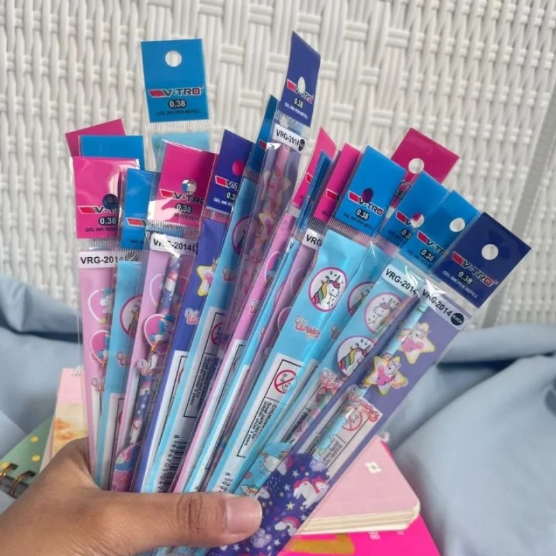 

v-Tro gel vrg 2014 ISI TINTA PULPEN GEL ISI TINTA HITAM MODEL UNICORN CUTE LUCU HARGA TERMURAH UNIK LENGKAP