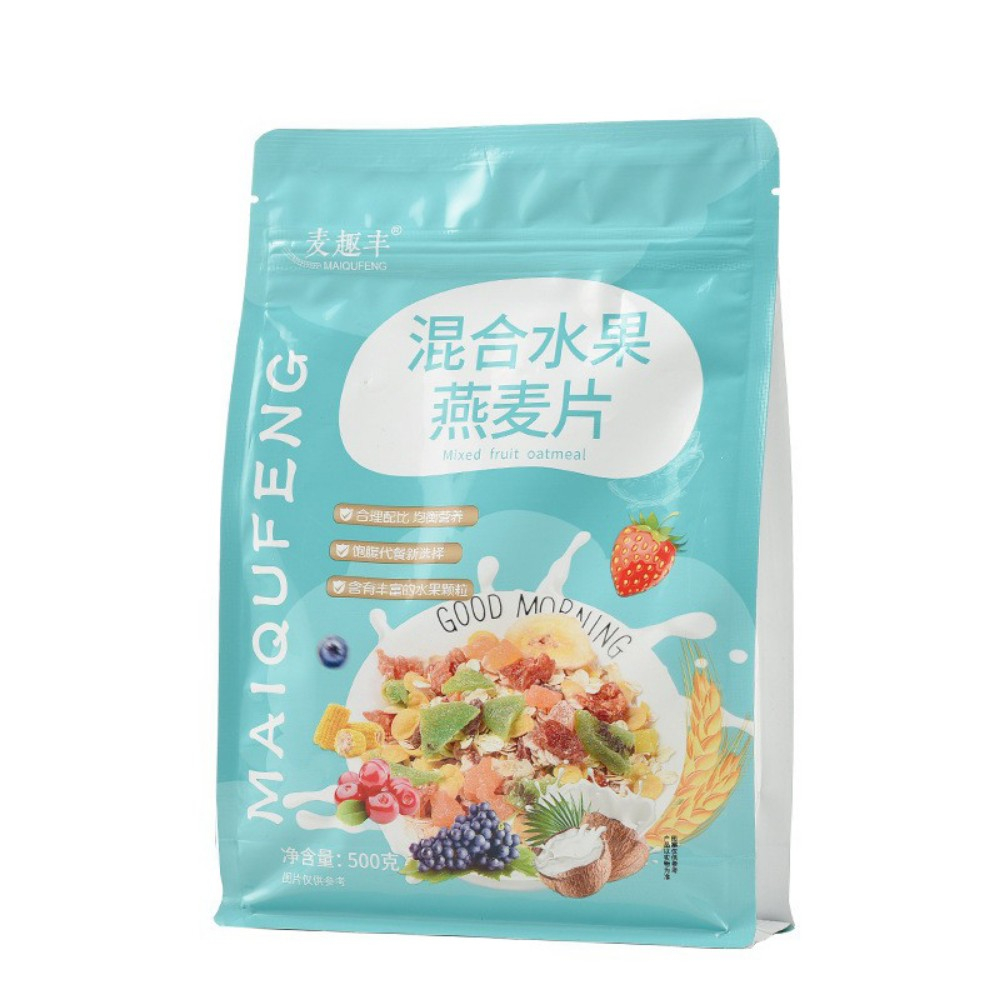 OATMEAL 500Gr Cereal YOGURT makanan sehat MIXED FRUIT MAIQUFENG